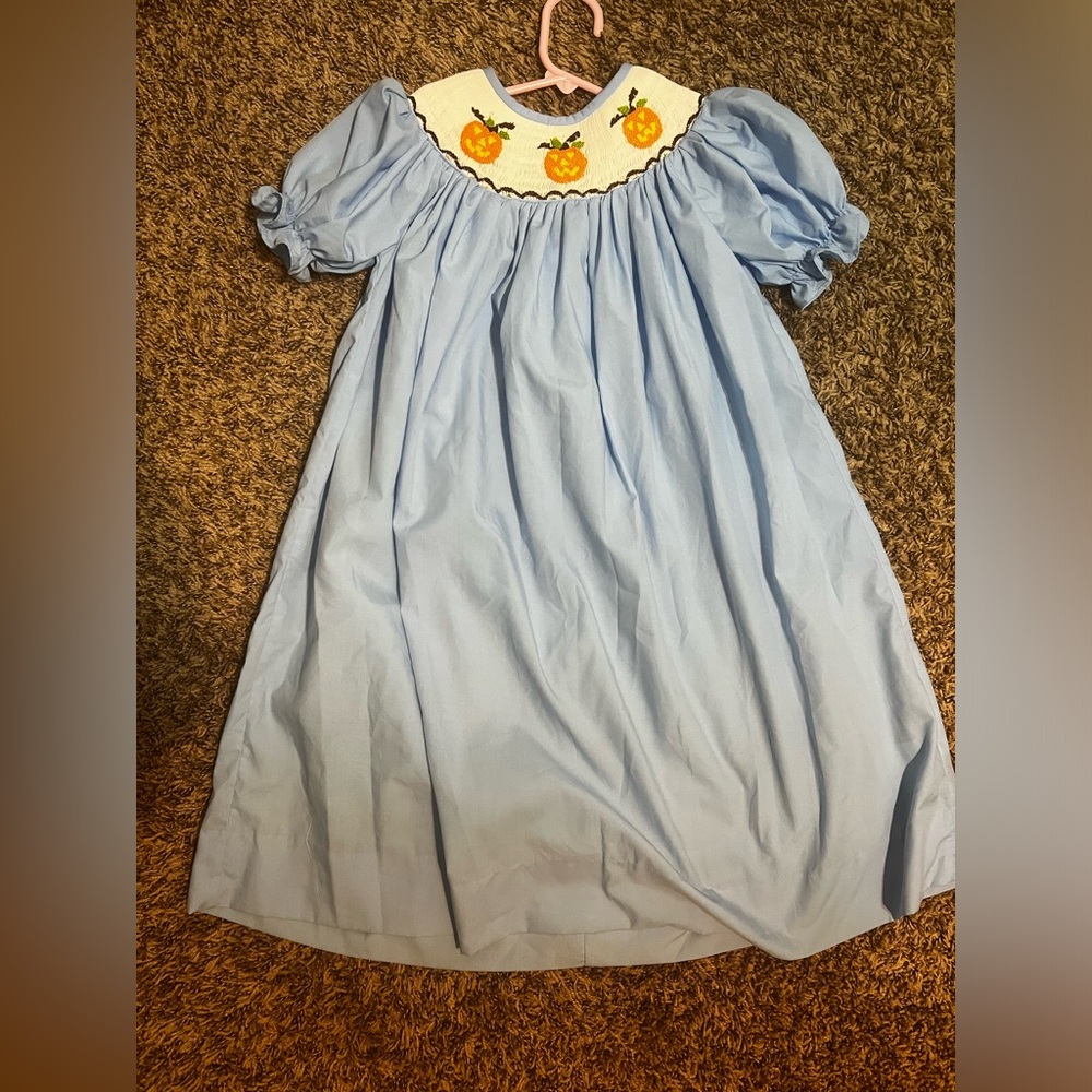 Smocked Halloween dress